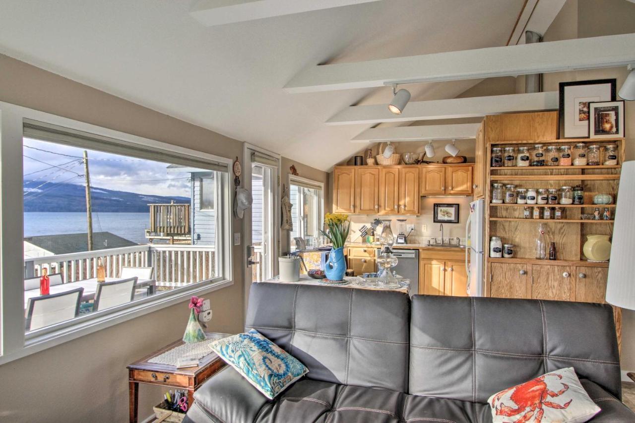 Idyllic Waterfront Cottage With Beach And Sunset Views Port Townsend Exterior foto